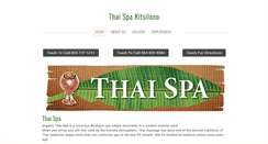 Desktop Screenshot of organicthaispa.ca